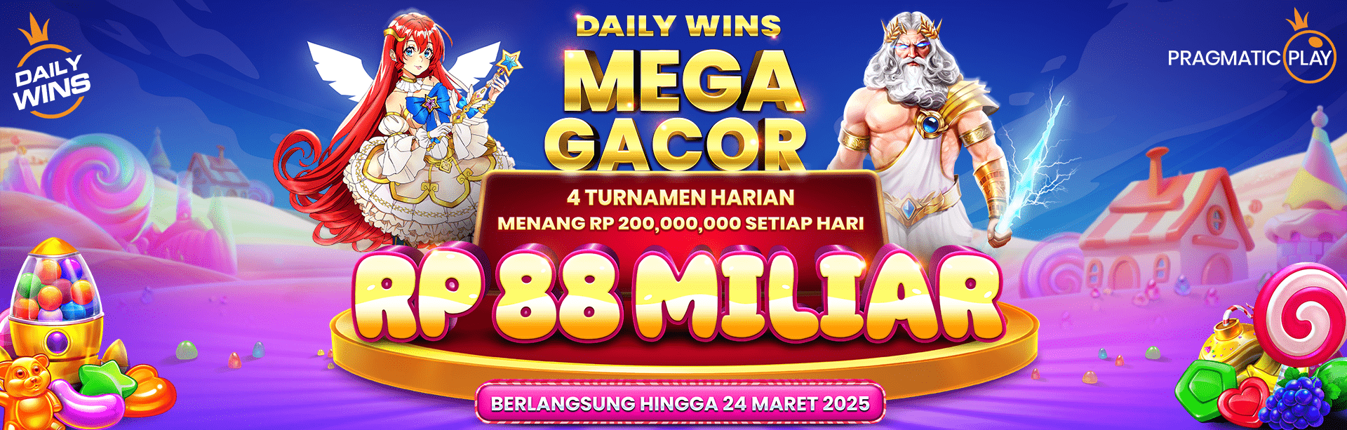 DAILY WINS - MEGA GACOR SEASON 2 LEVEL 8 DAILY TOURNAMENTS	