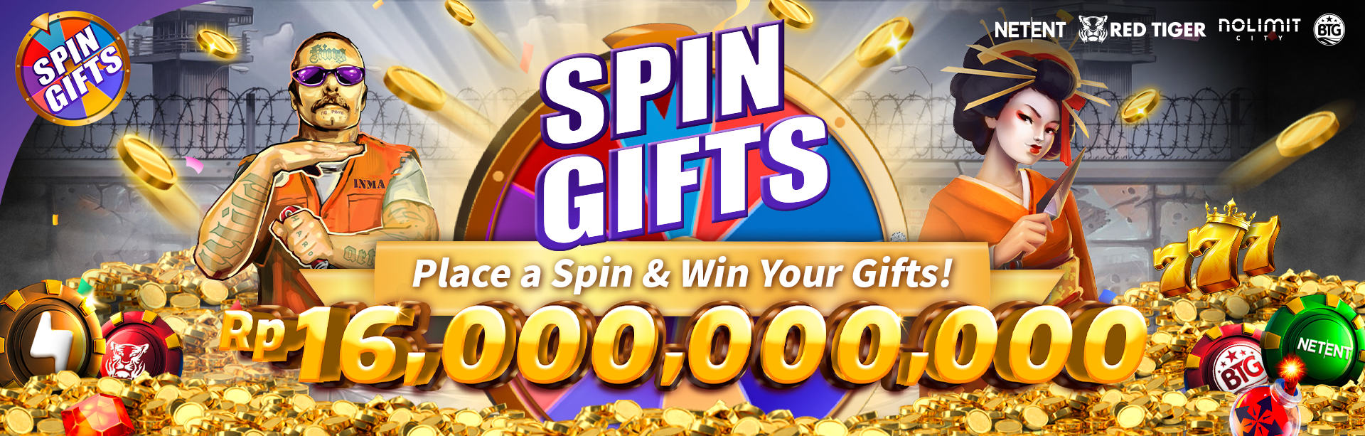 NLC, NE, RT, BTG - SPIN GIFTS PROMOTION	